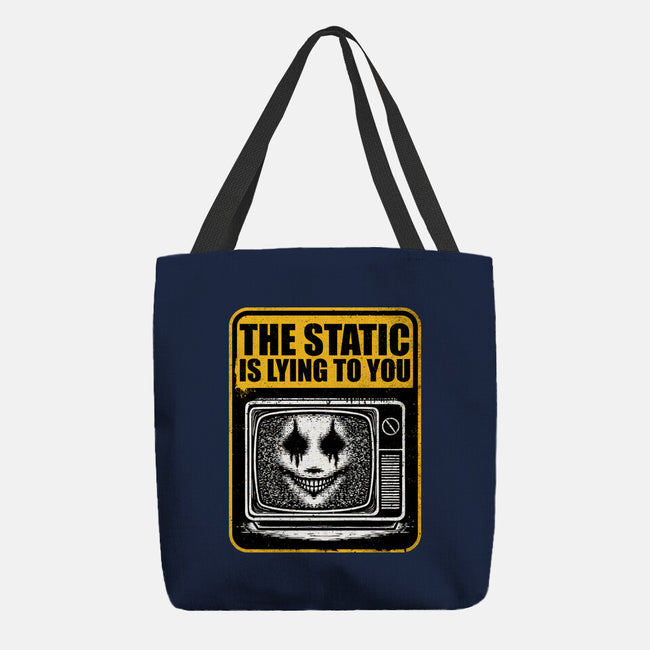 Horror Signs Shadow Static-None-Basic Tote-Bag-Studio Mootant
