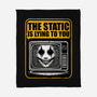 Horror Signs Shadow Static-None-Fleece-Blanket-Studio Mootant