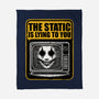 Horror Signs Shadow Static-None-Fleece-Blanket-Studio Mootant
