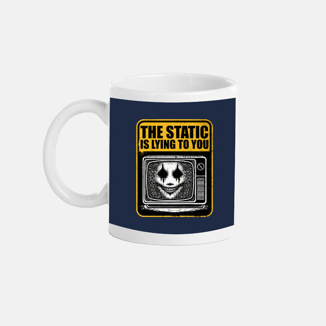 Horror Signs Shadow Static-None-Mug-Drinkware-Studio Mootant