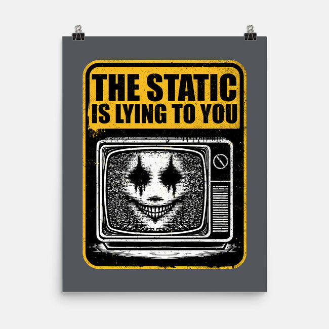 Horror Signs Shadow Static-None-Matte-Poster-Studio Mootant