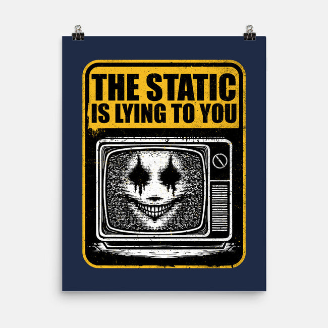 Horror Signs Shadow Static-None-Matte-Poster-Studio Mootant