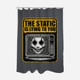 Horror Signs Shadow Static-None-Polyester-Shower Curtain-Studio Mootant