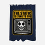 Horror Signs Shadow Static-None-Polyester-Shower Curtain-Studio Mootant