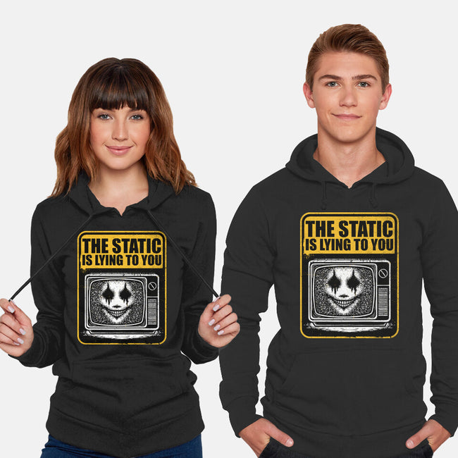 Horror Signs Shadow Static-Unisex-Pullover-Sweatshirt-Studio Mootant