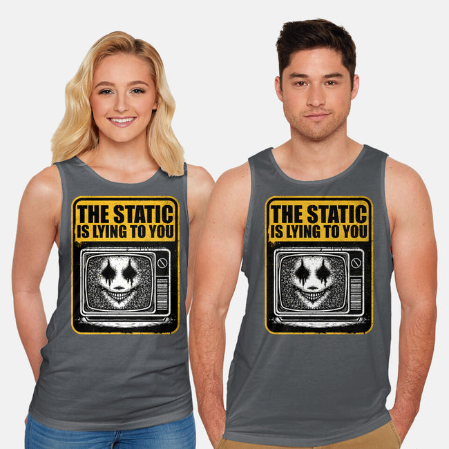 Horror Signs Shadow Static-Unisex-Basic-Tank-Studio Mootant