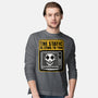 Horror Signs Shadow Static-Mens-Long Sleeved-Tee-Studio Mootant