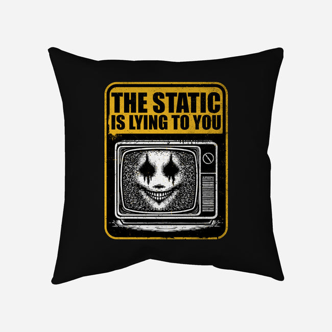 Horror Signs Shadow Static-None-Removable Cover w Insert-Throw Pillow-Studio Mootant