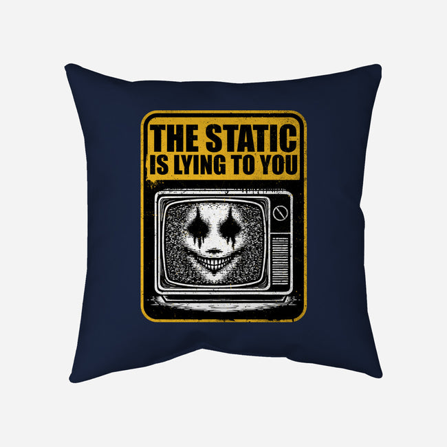Horror Signs Shadow Static-None-Removable Cover w Insert-Throw Pillow-Studio Mootant