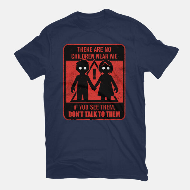 Horror Signs Shadow Children-Womens-Fitted-Tee-Studio Mootant