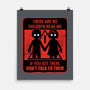 Horror Signs Shadow Children-None-Matte-Poster-Studio Mootant