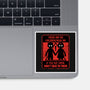 Horror Signs Shadow Children-None-Glossy-Sticker-Studio Mootant