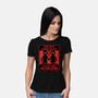 Horror Signs Shadow Children-Womens-Basic-Tee-Studio Mootant