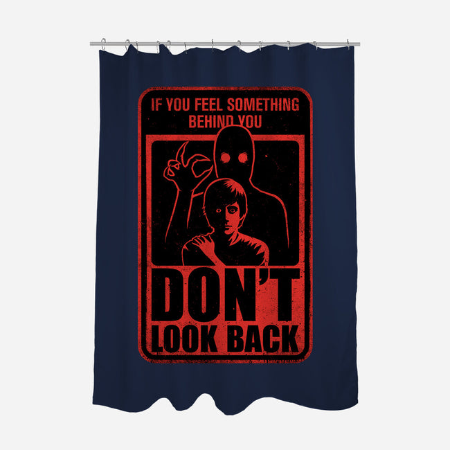 Horror Signs Creature Following-None-Polyester-Shower Curtain-Studio Mootant