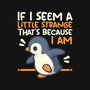 Little Strange Penguin-Womens-Fitted-Tee-NemiMakeit