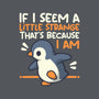 Little Strange Penguin-Mens-Heavyweight-Tee-NemiMakeit