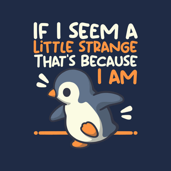Little Strange Penguin-Womens-Fitted-Tee-NemiMakeit