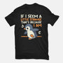 Little Strange Penguin-Womens-Fitted-Tee-NemiMakeit