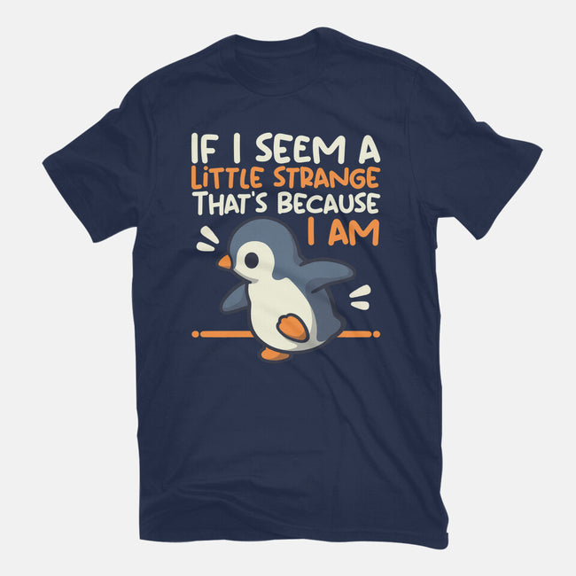 Little Strange Penguin-Mens-Heavyweight-Tee-NemiMakeit