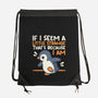 Little Strange Penguin-None-Drawstring-Bag-NemiMakeit
