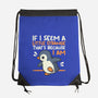 Little Strange Penguin-None-Drawstring-Bag-NemiMakeit