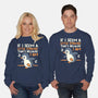 Little Strange Penguin-Unisex-Crew Neck-Sweatshirt-NemiMakeit