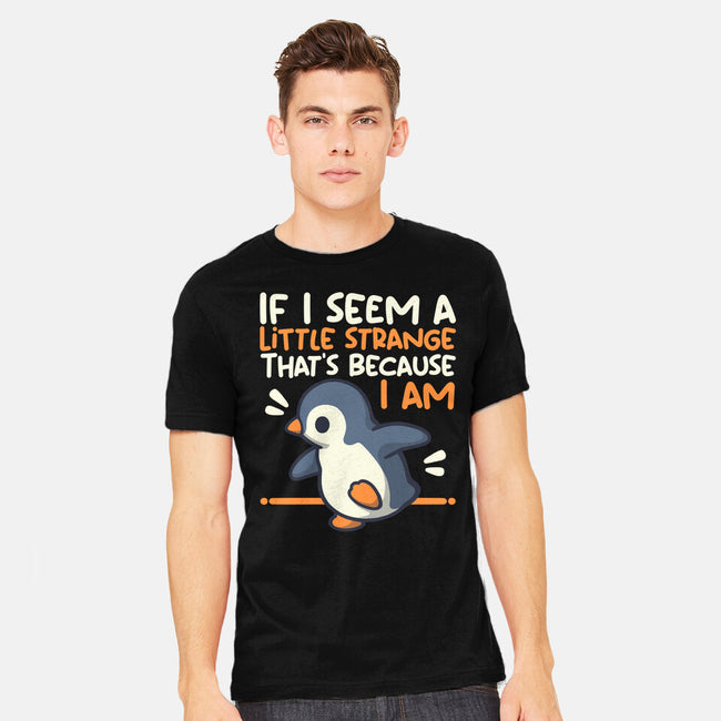 Little Strange Penguin-Mens-Heavyweight-Tee-NemiMakeit