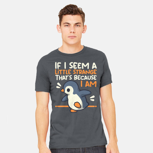 Little Strange Penguin-Mens-Heavyweight-Tee-NemiMakeit