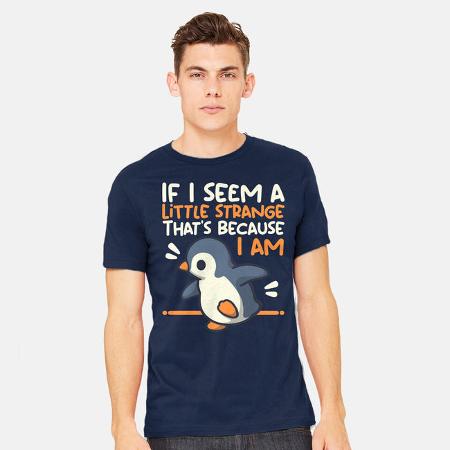 Little Strange Penguin-Mens-Heavyweight-Tee-NemiMakeit