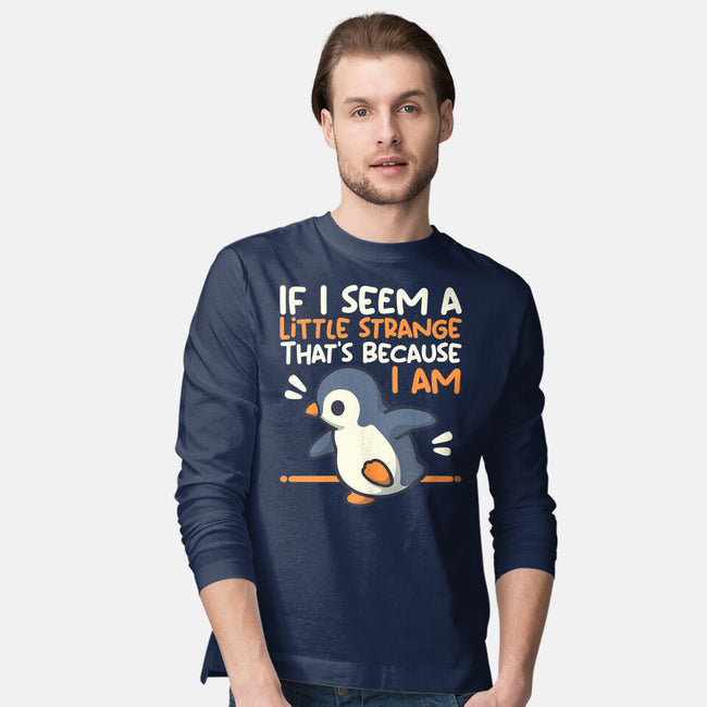 Little Strange Penguin-Mens-Long Sleeved-Tee-NemiMakeit