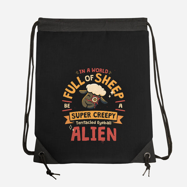 A World Full Of Sheep-None-Drawstring-Bag-teesgeex