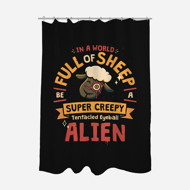 A World Full Of Sheep-None-Polyester-Shower Curtain-teesgeex