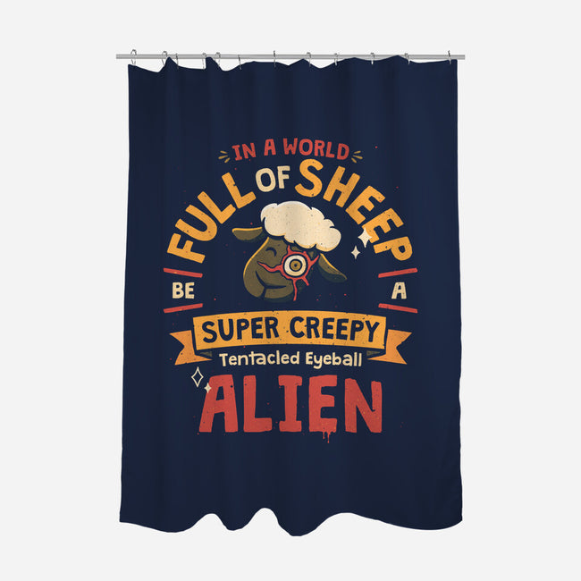 A World Full Of Sheep-None-Polyester-Shower Curtain-teesgeex