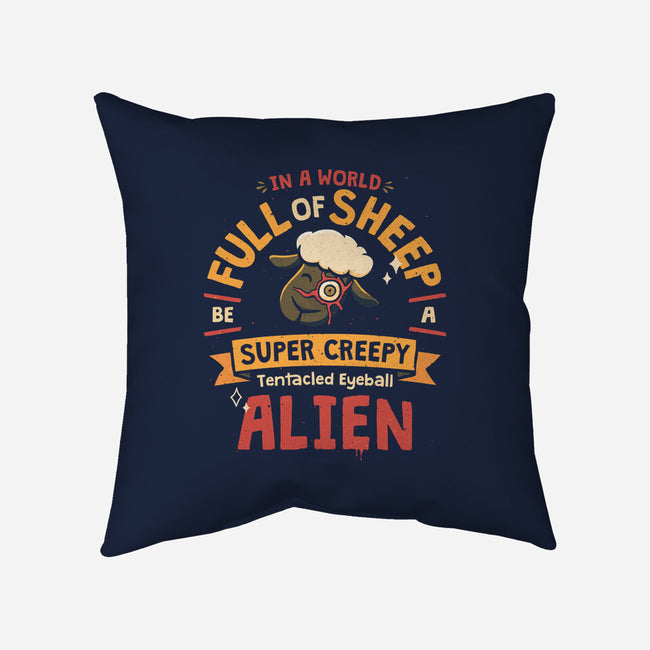 A World Full Of Sheep-None-Removable Cover w Insert-Throw Pillow-teesgeex