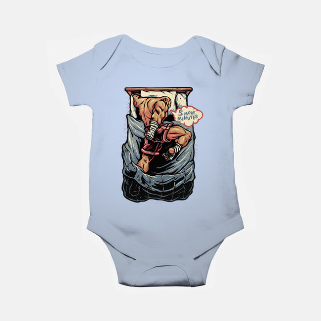 Five More Minutes-Baby-Basic-Onesie-glitchygorilla