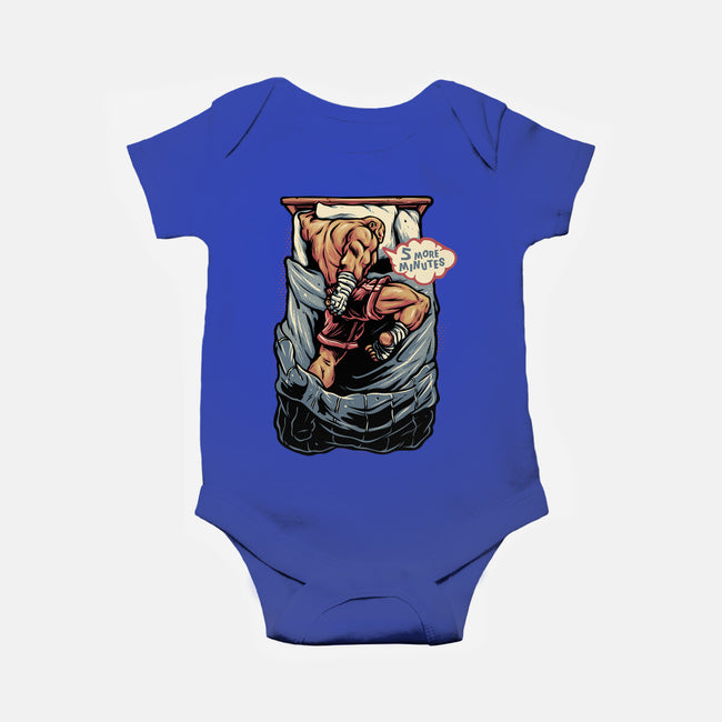 Five More Minutes-Baby-Basic-Onesie-glitchygorilla