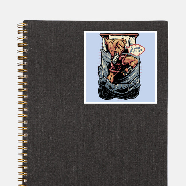 Five More Minutes-None-Glossy-Sticker-glitchygorilla