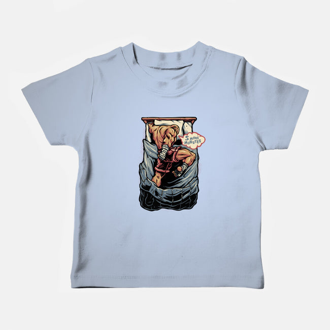 Five More Minutes-Baby-Basic-Tee-glitchygorilla