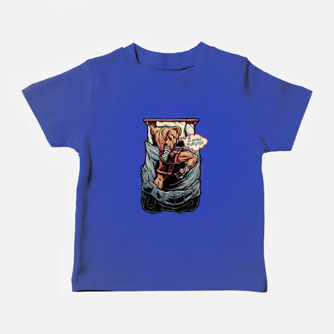 Five More Minutes-Baby-Basic-Tee-glitchygorilla