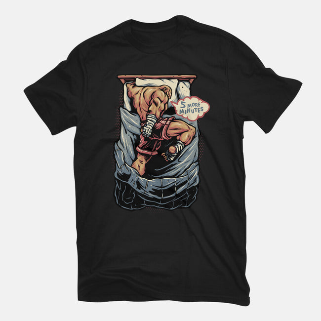 Five More Minutes-Mens-Heavyweight-Tee-glitchygorilla
