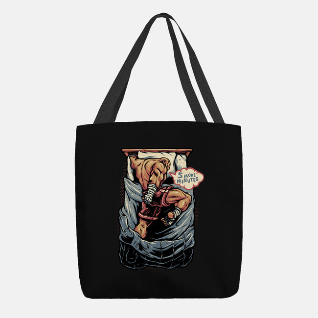 Five More Minutes-None-Basic Tote-Bag-glitchygorilla