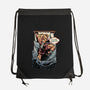 Five More Minutes-None-Drawstring-Bag-glitchygorilla