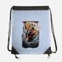 Five More Minutes-None-Drawstring-Bag-glitchygorilla