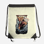 Five More Minutes-None-Drawstring-Bag-glitchygorilla