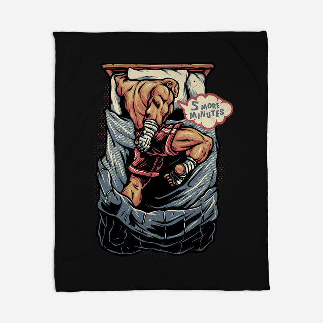 Five More Minutes-None-Fleece-Blanket-glitchygorilla
