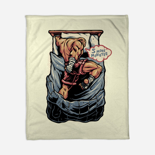 Five More Minutes-None-Fleece-Blanket-glitchygorilla