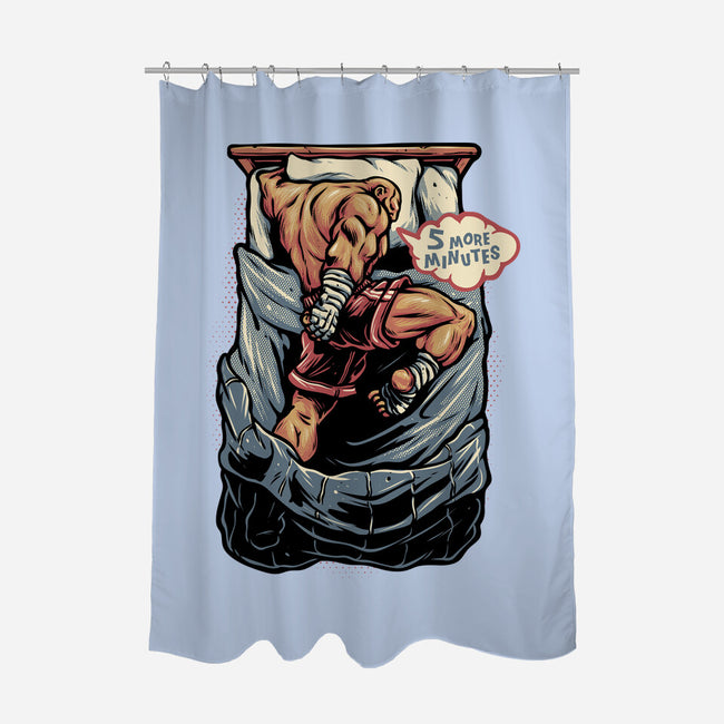 Five More Minutes-None-Polyester-Shower Curtain-glitchygorilla