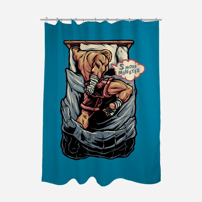 Five More Minutes-None-Polyester-Shower Curtain-glitchygorilla