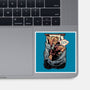 Five More Minutes-None-Glossy-Sticker-glitchygorilla