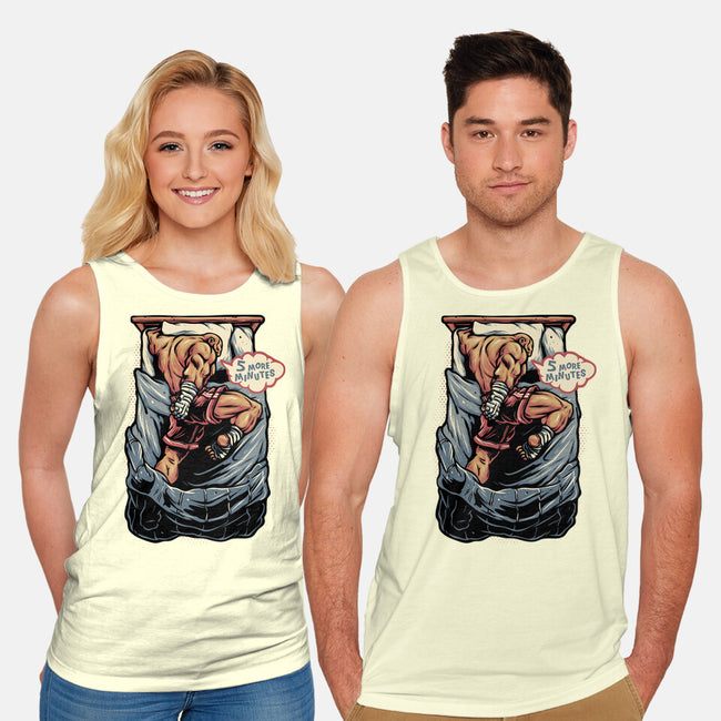 Five More Minutes-Unisex-Basic-Tank-glitchygorilla